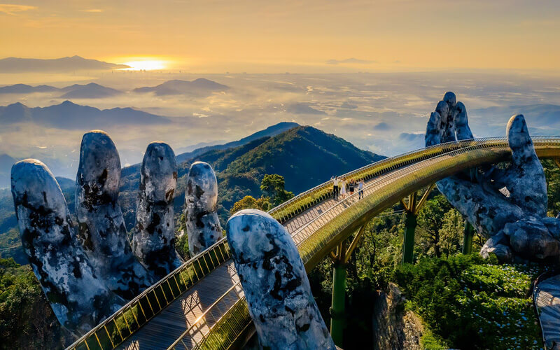 cảnh đẹp bà nà hills